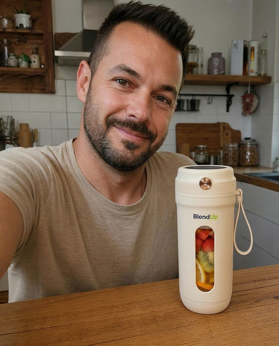 Balázs a BlendUp shakerrel